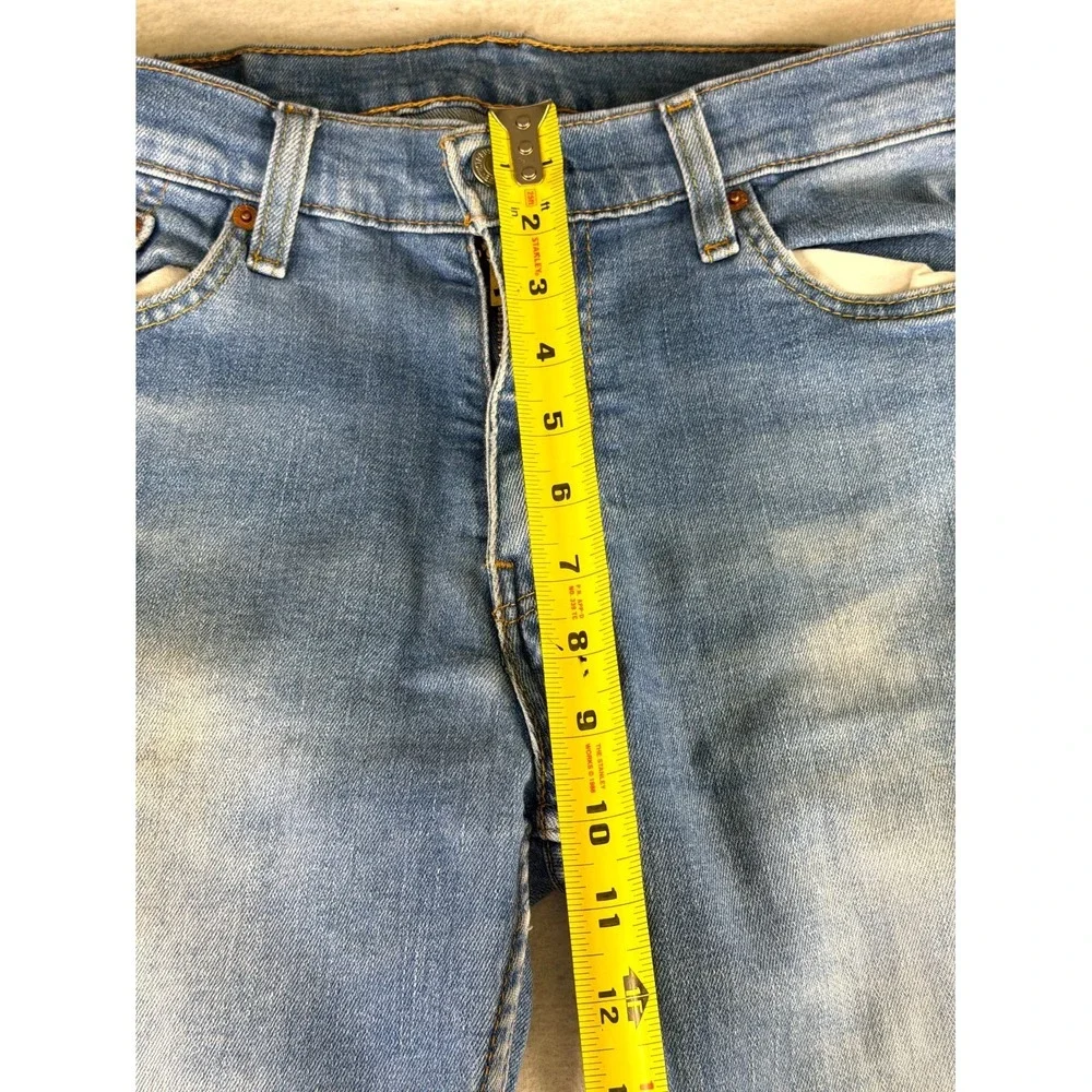 Levi's 511 Jeans Mens 32x32 Blue Denim Faded Medium Wash Y2K Streetwear Grunge